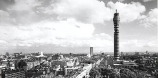 Башня BT Tower посреди Лондона — «секретный» небоскреб, которого никогда не существовало