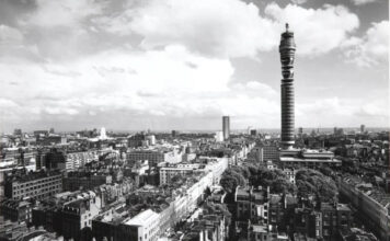 Башня BT Tower посреди Лондона — «секретный» небоскреб, которого никогда не существовало