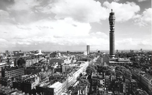 Башня BT Tower посреди Лондона &mdash; &laquo;секретный&raquo; небоскреб, которого никогда не существовало