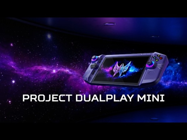 Acer представила любопытный гибрид ноутбука и игровой консоли DualPlay Mini