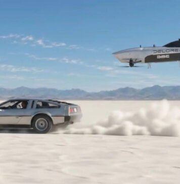 DeLorean включается в гонку летающих электромобилей