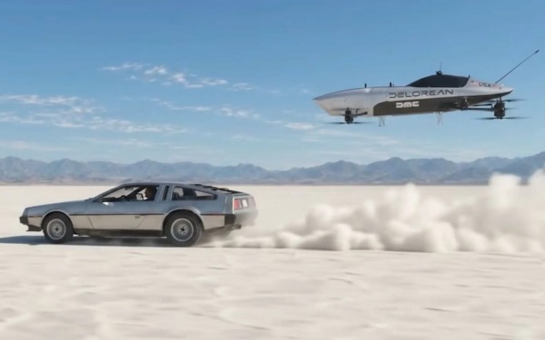 DeLorean включается в гонку летающих электромобилей