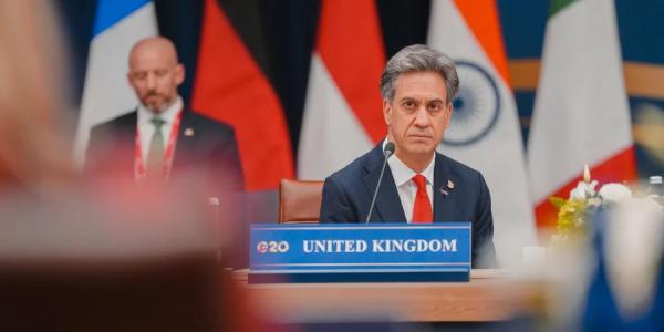 Эд Милибэнд заявил Лаврову, что Россия является агрессором (Фото: Ed Miliband via X)