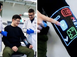 Ученые из Сингапура первыми в мире встроили в одежду полноценный тачскрин